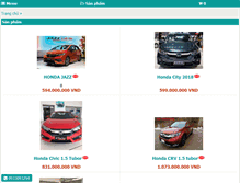 Tablet Screenshot of hondabienhoa.com.vn